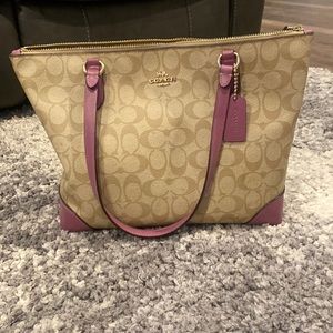 Mauve & Tan Coach